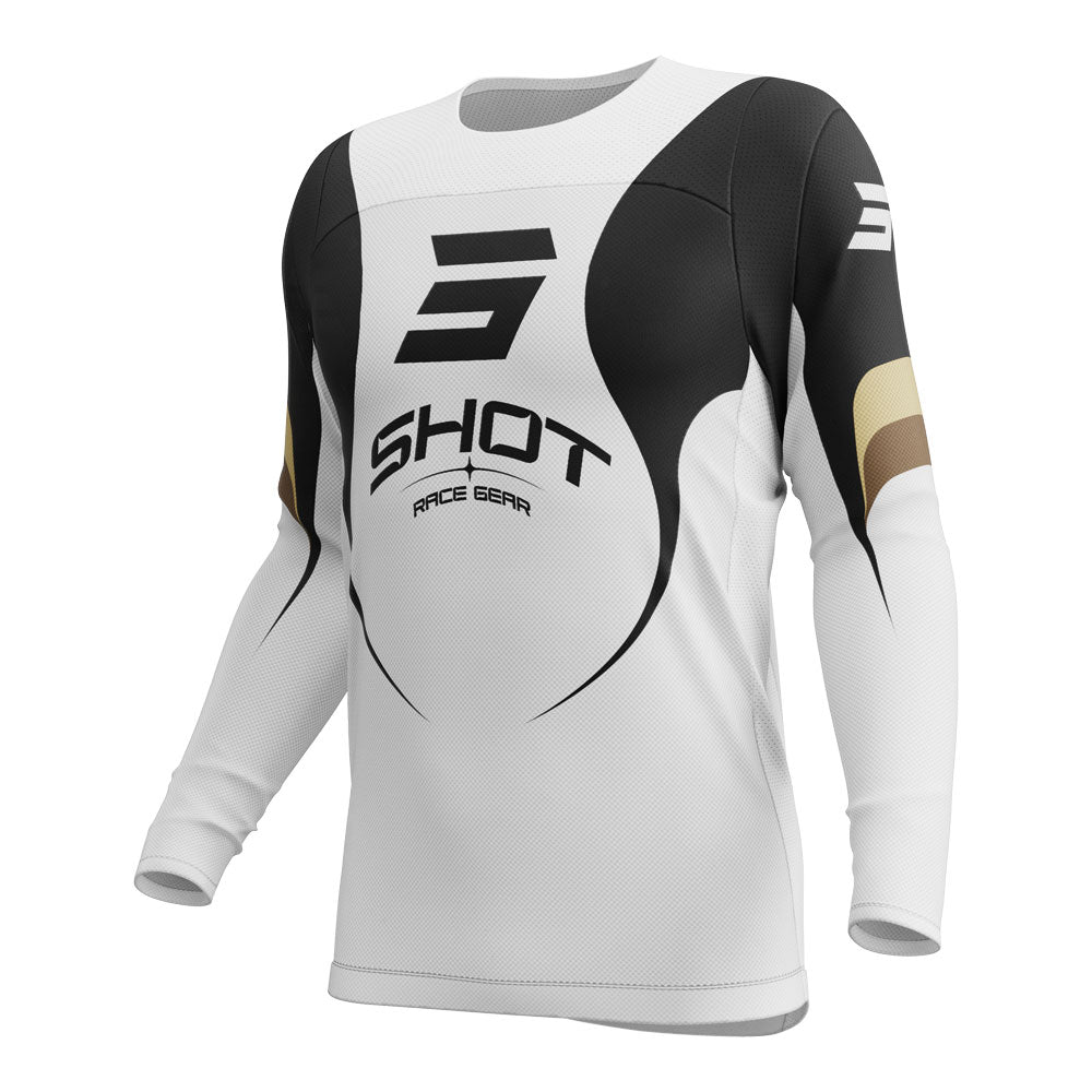 SHOT Jersey Contact Manta White L