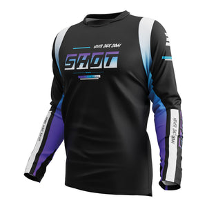 SHOT Jersey Devo Block Purple S