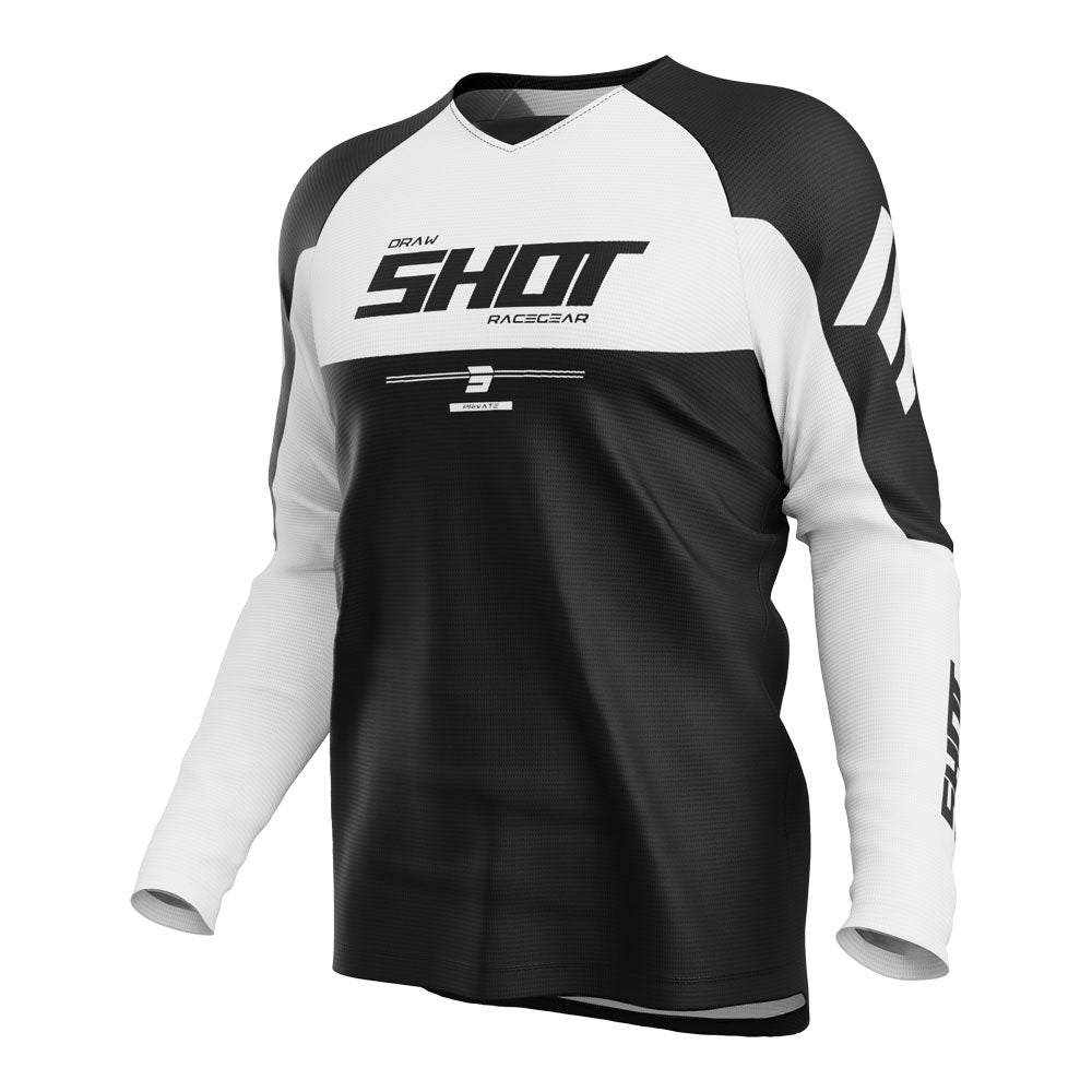 SHOT Jersey Draw Private White XL