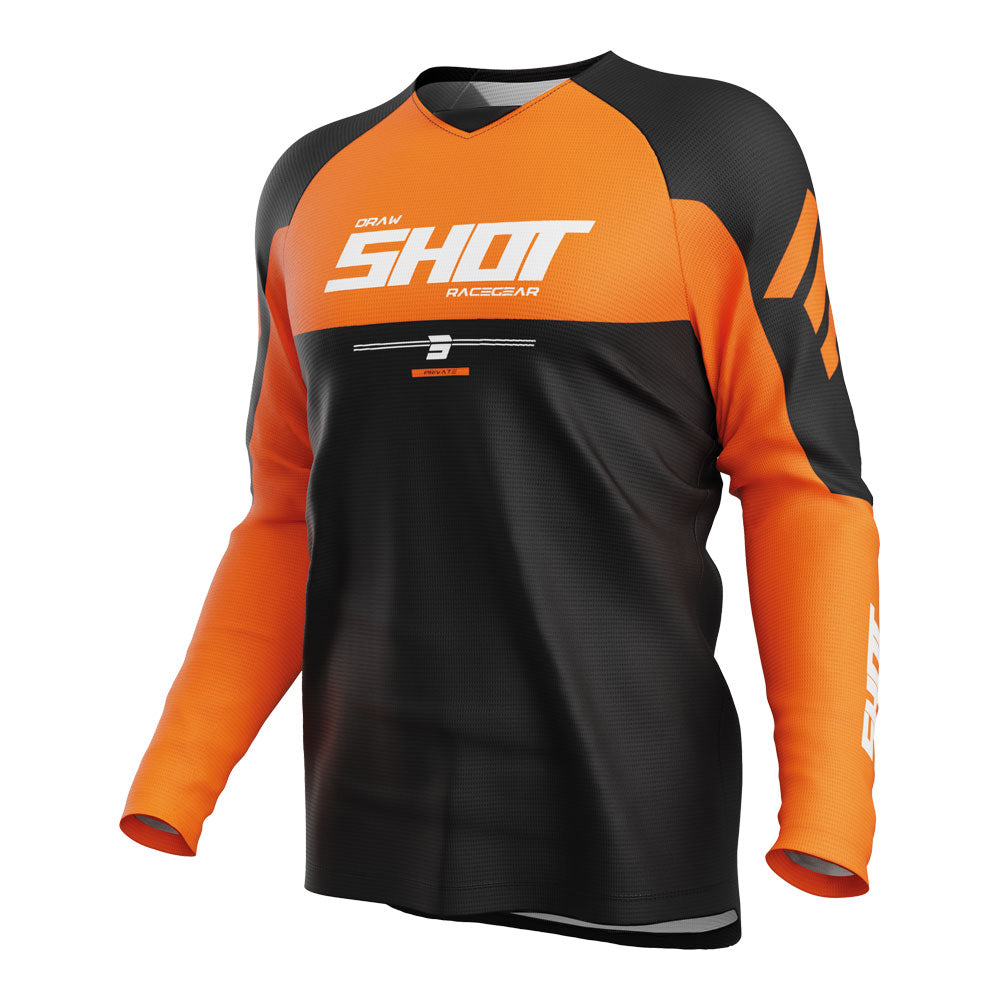 SHOT Jersey Draw Private Orange XS