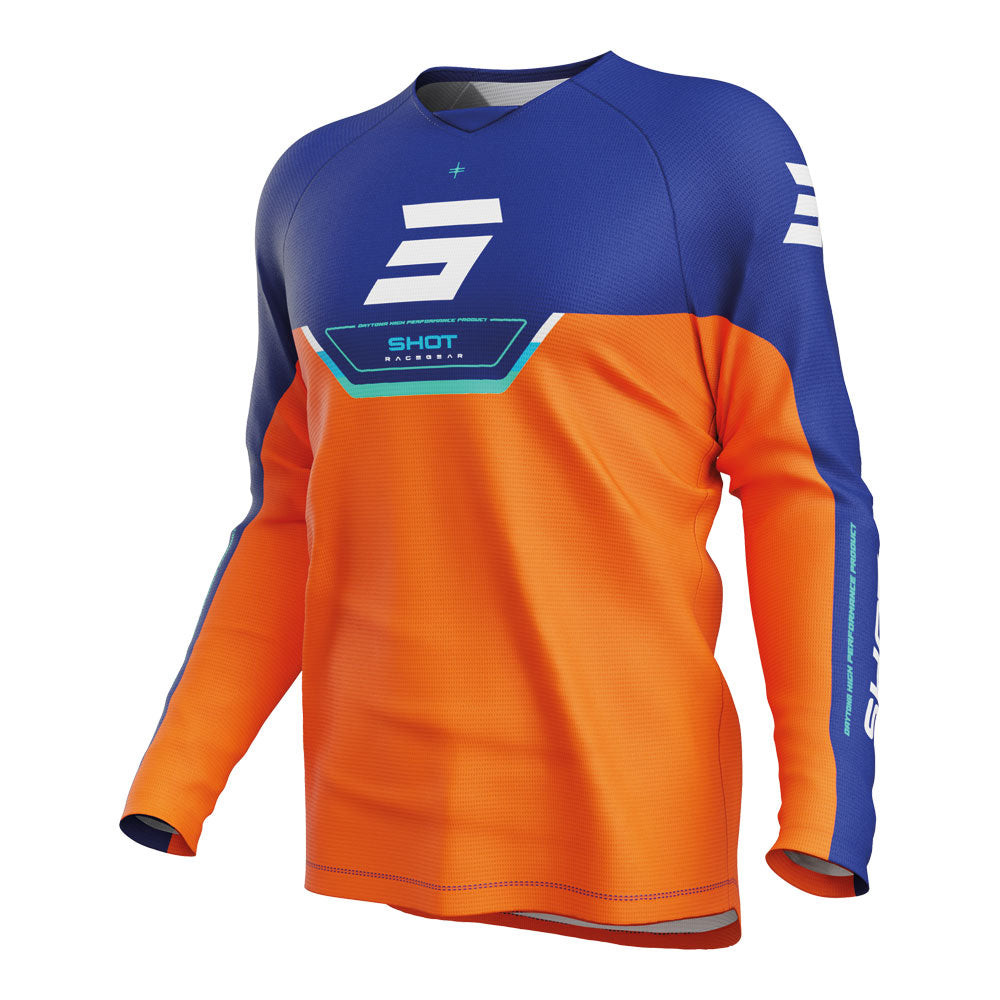 SHOT Kids Jersey Draw Daytona Orange 6/7