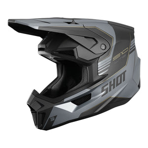SHOT Helmet Lite S10 Black/Grey Matt XS