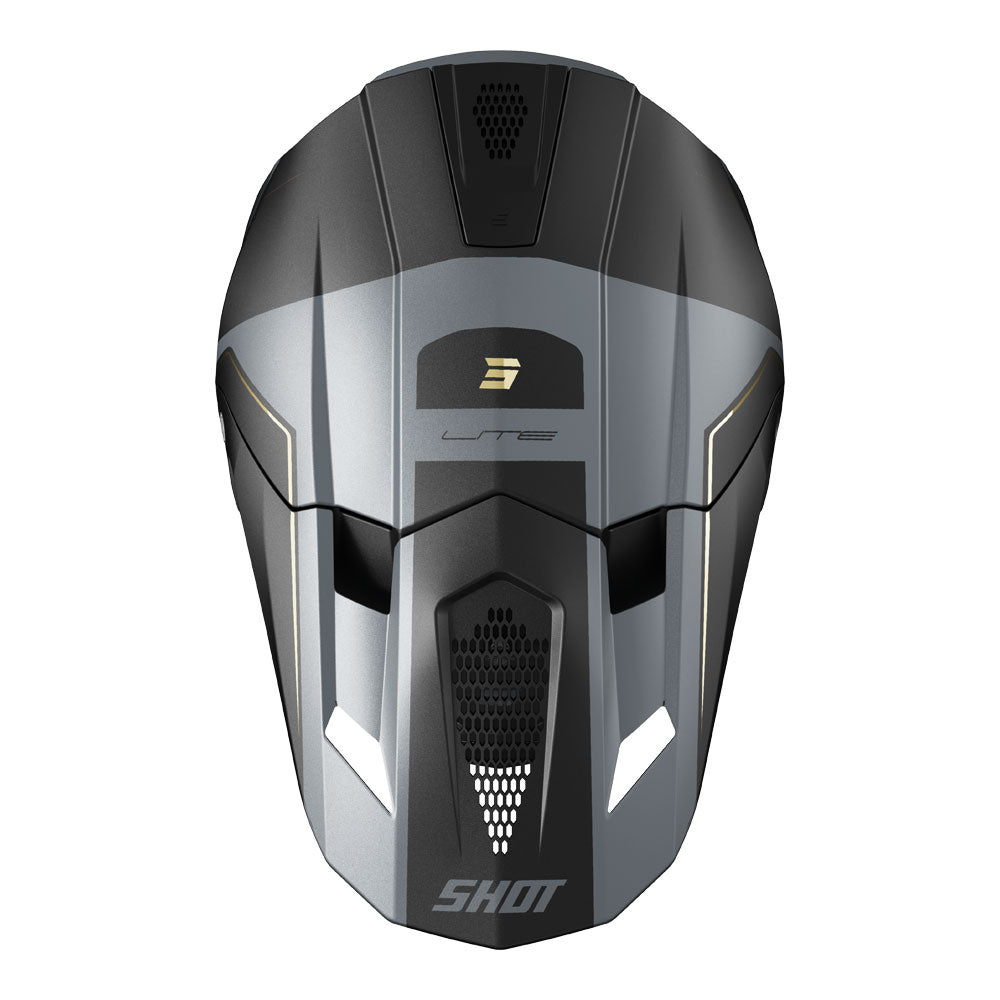 SHOT Helmet Lite S10 Black/Grey Matt XS