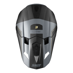 SHOT Helmet Lite S10 Black/Grey Matt XS