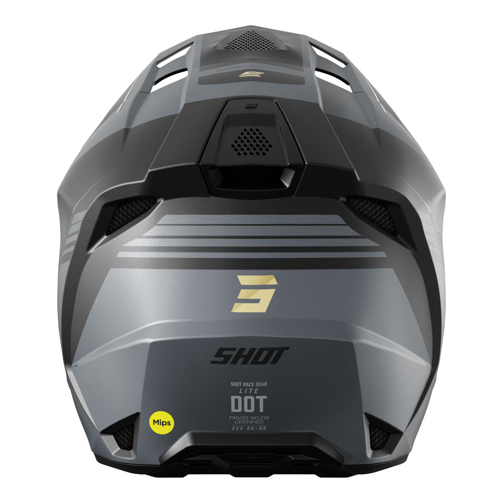 SHOT Helmet Lite S10 Black/Grey Matt XS