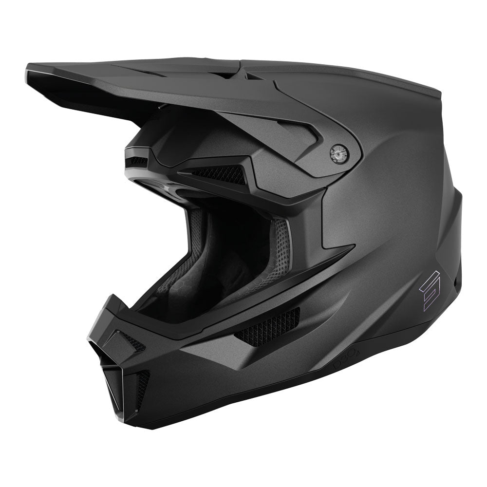 SHOT Helmet Lite Solid Black Matt L