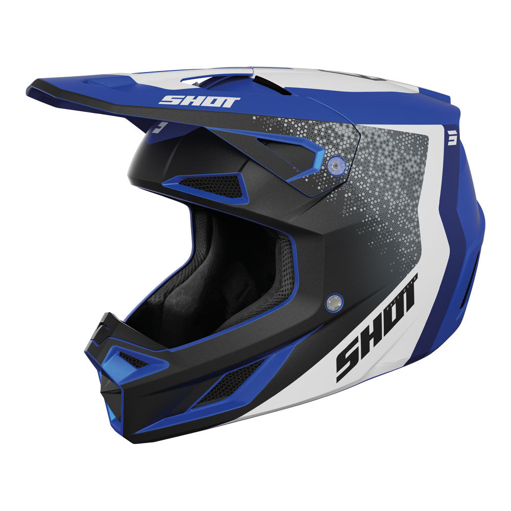 SHOT Helmet Speed Hybrid Blue Matt L