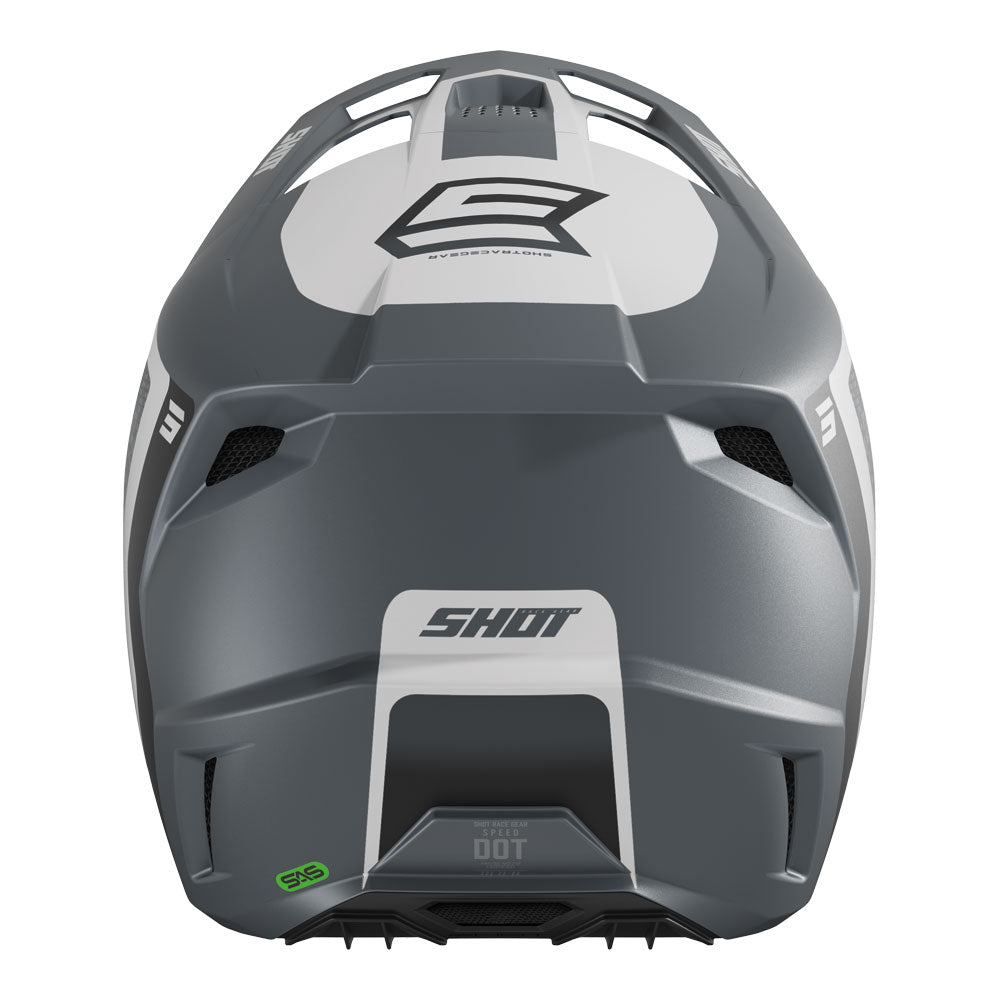 SHOT Helmet Speed Hybrid Grey Matt S
