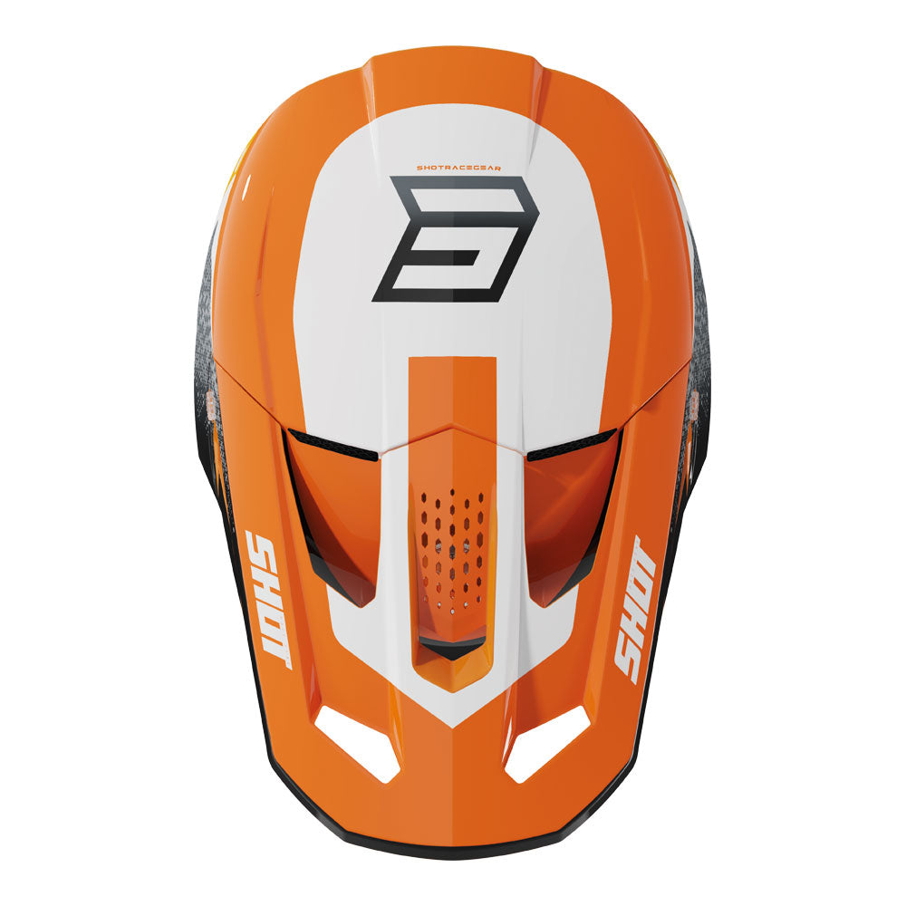 SHOT Helmet Speed Hybrid Orange Glossy M