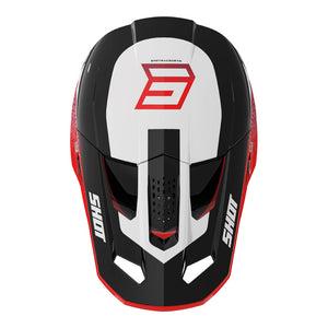 SHOT Helmet Speed Hybrid Red Glossy L
