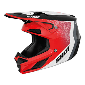 SHOT Helmet Speed Hybrid Red Glossy XL
