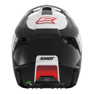 SHOT Helmet Speed Hybrid Red Glossy L