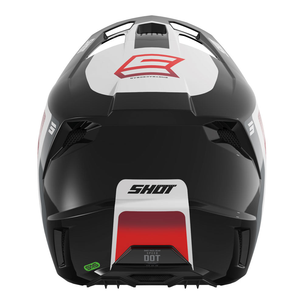 SHOT Helmet Speed Hybrid Red Glossy XL