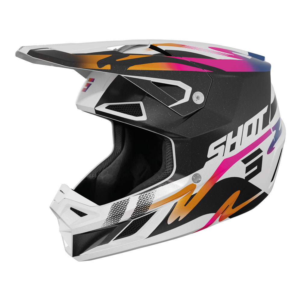 SHOT Helmet Speed Wave Black/White Pearly M
