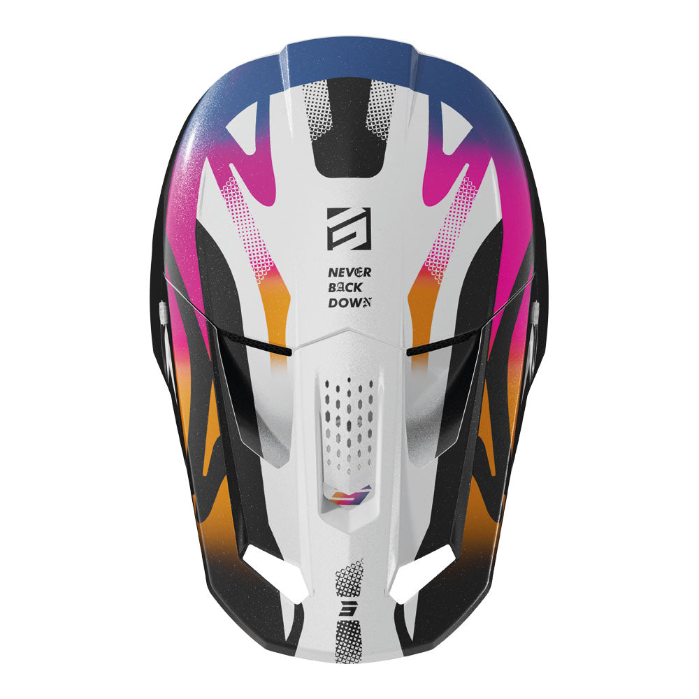 SHOT Helmet Speed Wave Black/White Pearly L