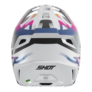 SHOT Helmet Speed Wave Black/White Pearly XL