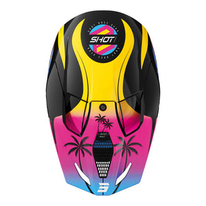 SHOT Kids Helmet Furious Miami Orange Glossy YM