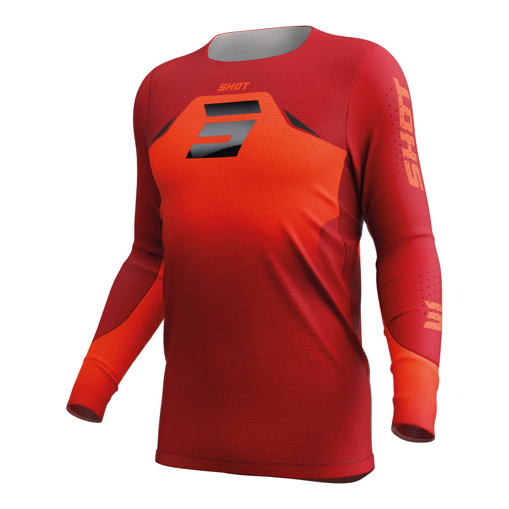 SHOT Jersey Aerolite Phase Red M