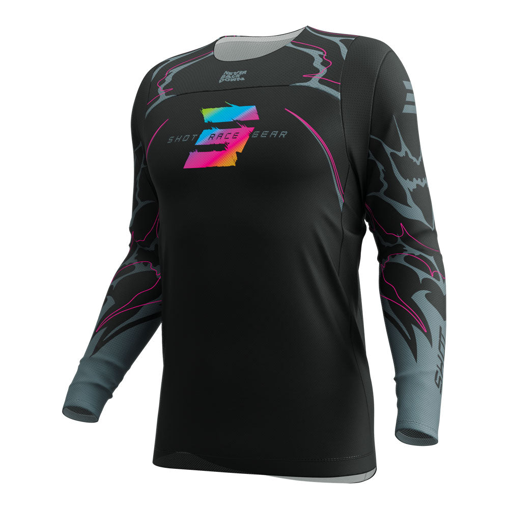 SHOT Jersey Contact Rac Black 2XL