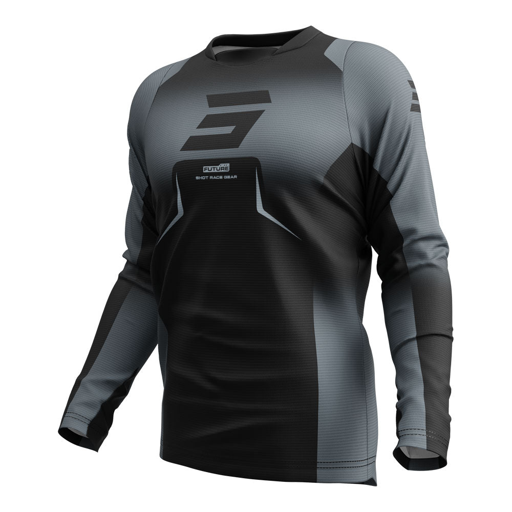 SHOT Jersey Devo Future Black XL