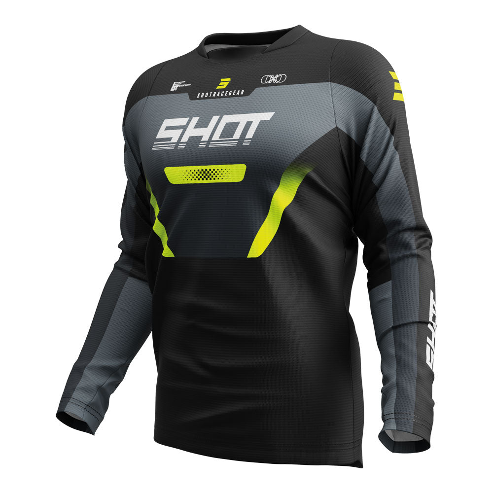 SHOT Jersey Devo Struck Grey 3XL