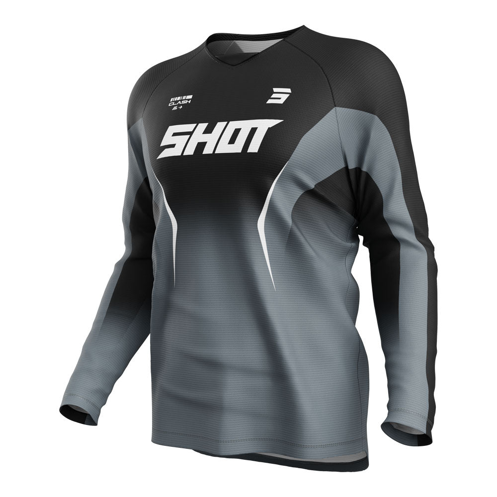 SHOT Jersey Draw Clash Black L