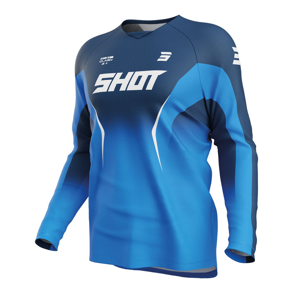 SHOT Jersey Draw Clash Blue L