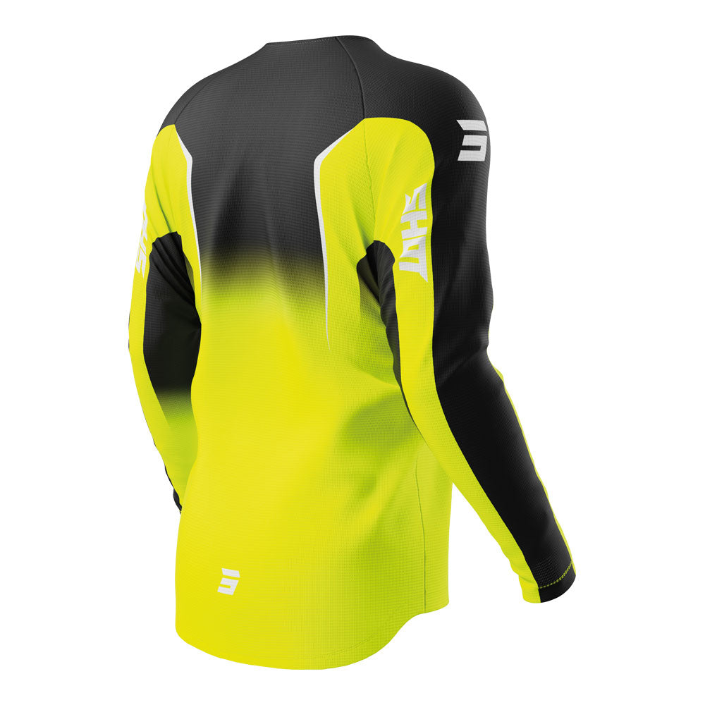 SHOT Jersey Draw Clash Neon Yellow 3XL