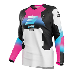SHOT Kids Jersey Draw Rocket Pink 4/5