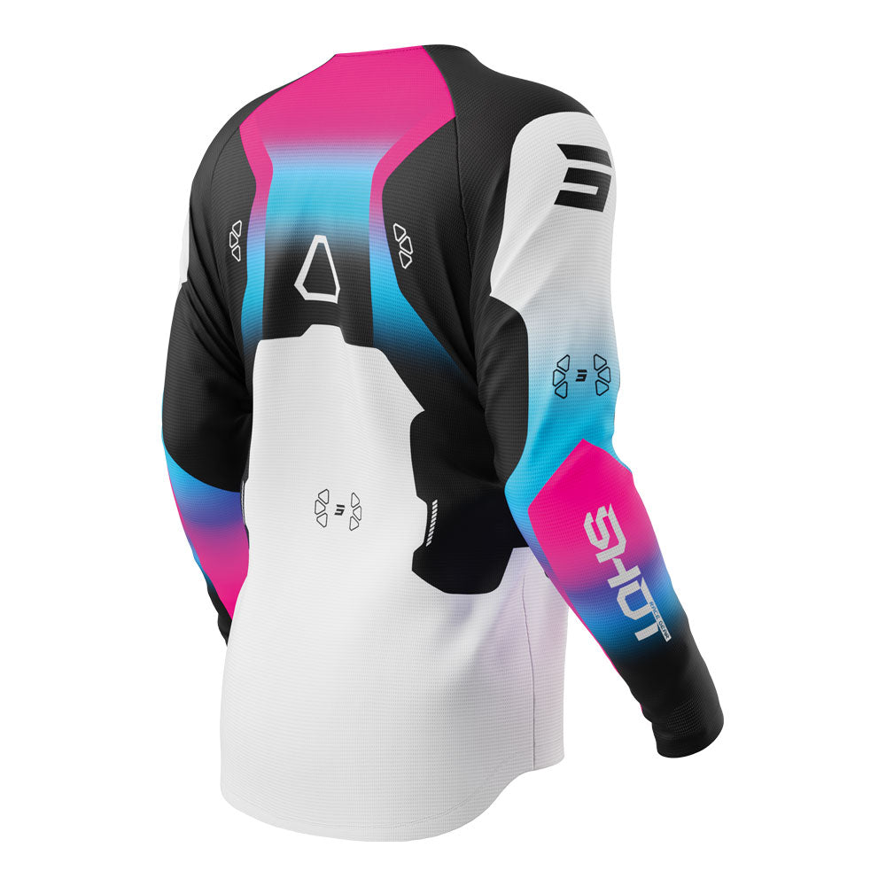 SHOT Kids Jersey Draw Rocket Pink 10/11