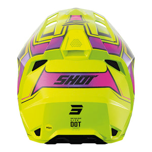 SHOT Helmet Lite Glory Neon Yellow Pearly M