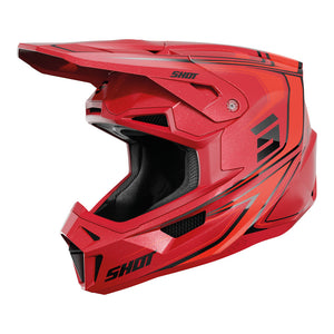SHOT Helmet Lite Glory Red Pearly S