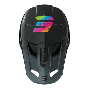 SHOT Helmet Speed Rac Black Pearly 2XL