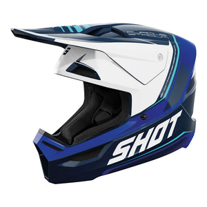 SHOT Helmet Furious Stadium Blue Glossy 2XL