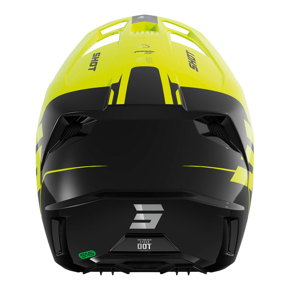 SHOT Kids Helmet Speed S Neon Yellow Glossy YM