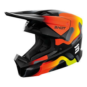 SHOT Helmet Furious Zebra Neon Yellow XS