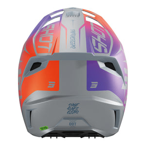 SHOT Kids Helmet Speed Side Purple Matt YS