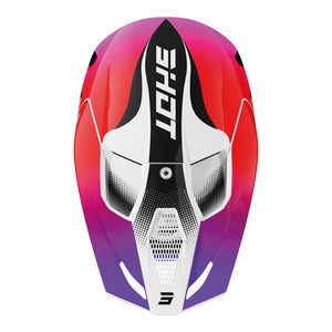 SHOT Helmet Furious Zebra Pink Glossy L