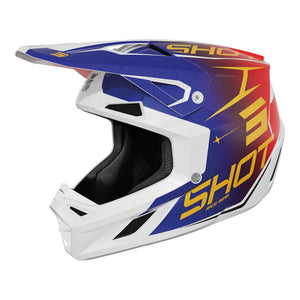 SHOT Kids Helmet Speed Side Red/Blue Pearly YL