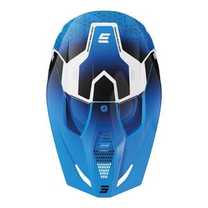 SHOT Kids Helmet Furious Stream Blue Glossy YS