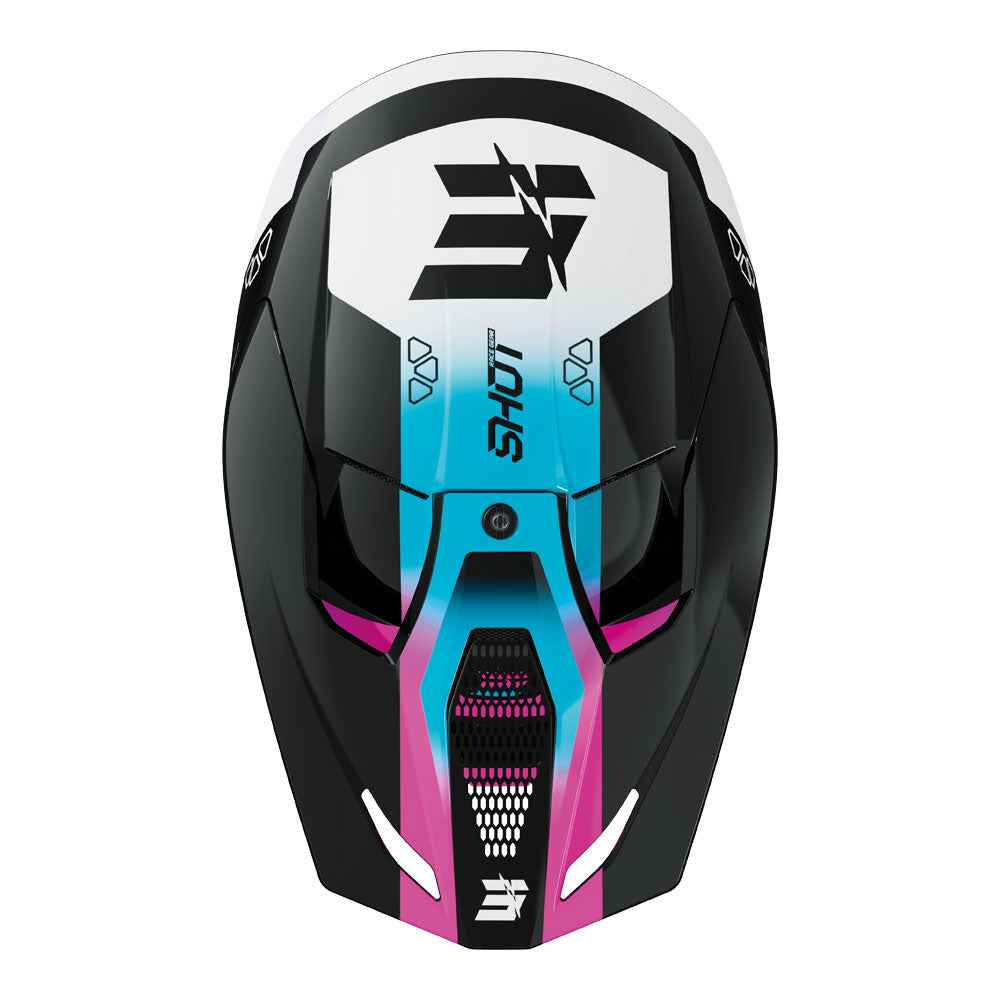 SHOT Kids Helmet Furious Rocket Pink Glossy YL