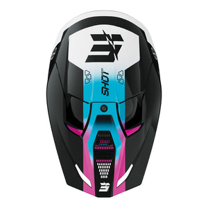 SHOT Kids Helmet Furious Rocket Pink Glossy YL