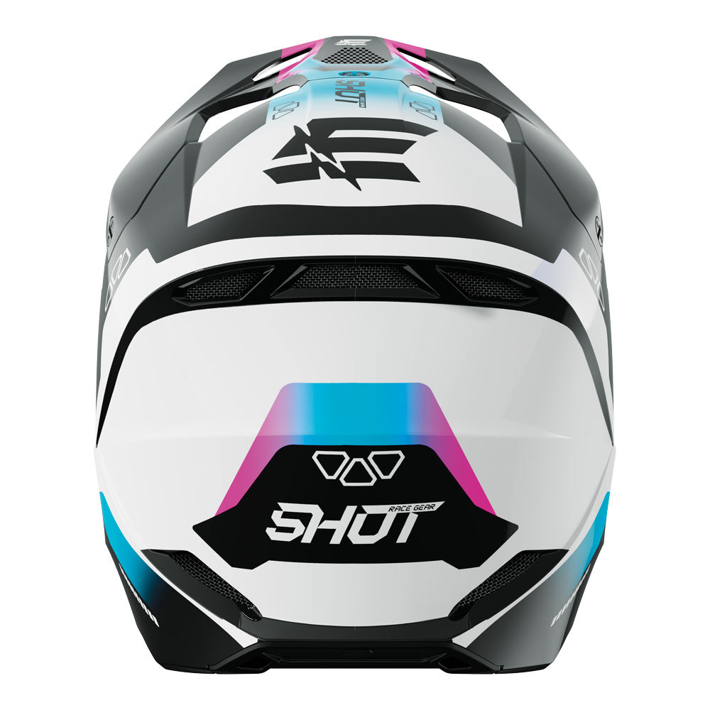 SHOT Kids Helmet Furious Rocket Pink Glossy YL