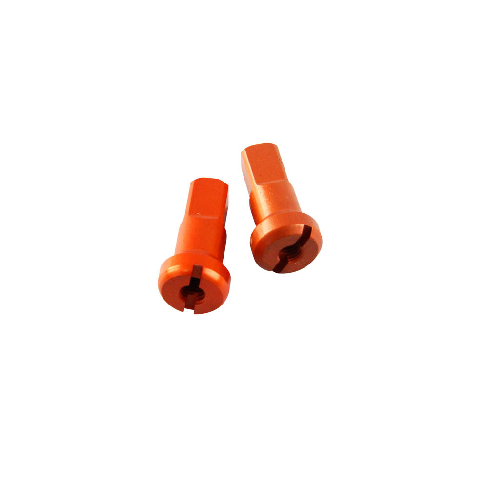 SPOKE Nipple Alloy Rear Orange 8G