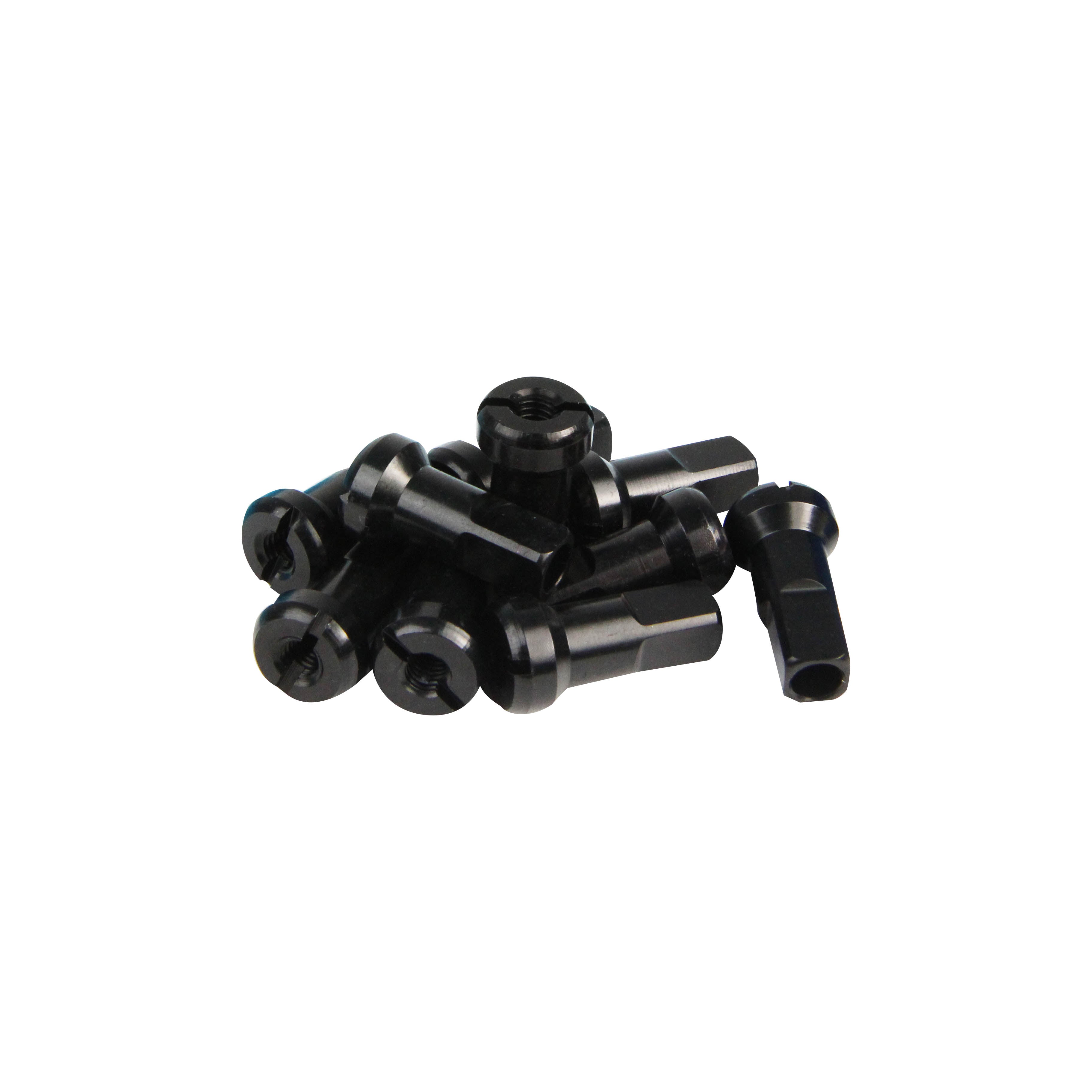 SPOKE Nipple Alloy Rear Black 8G