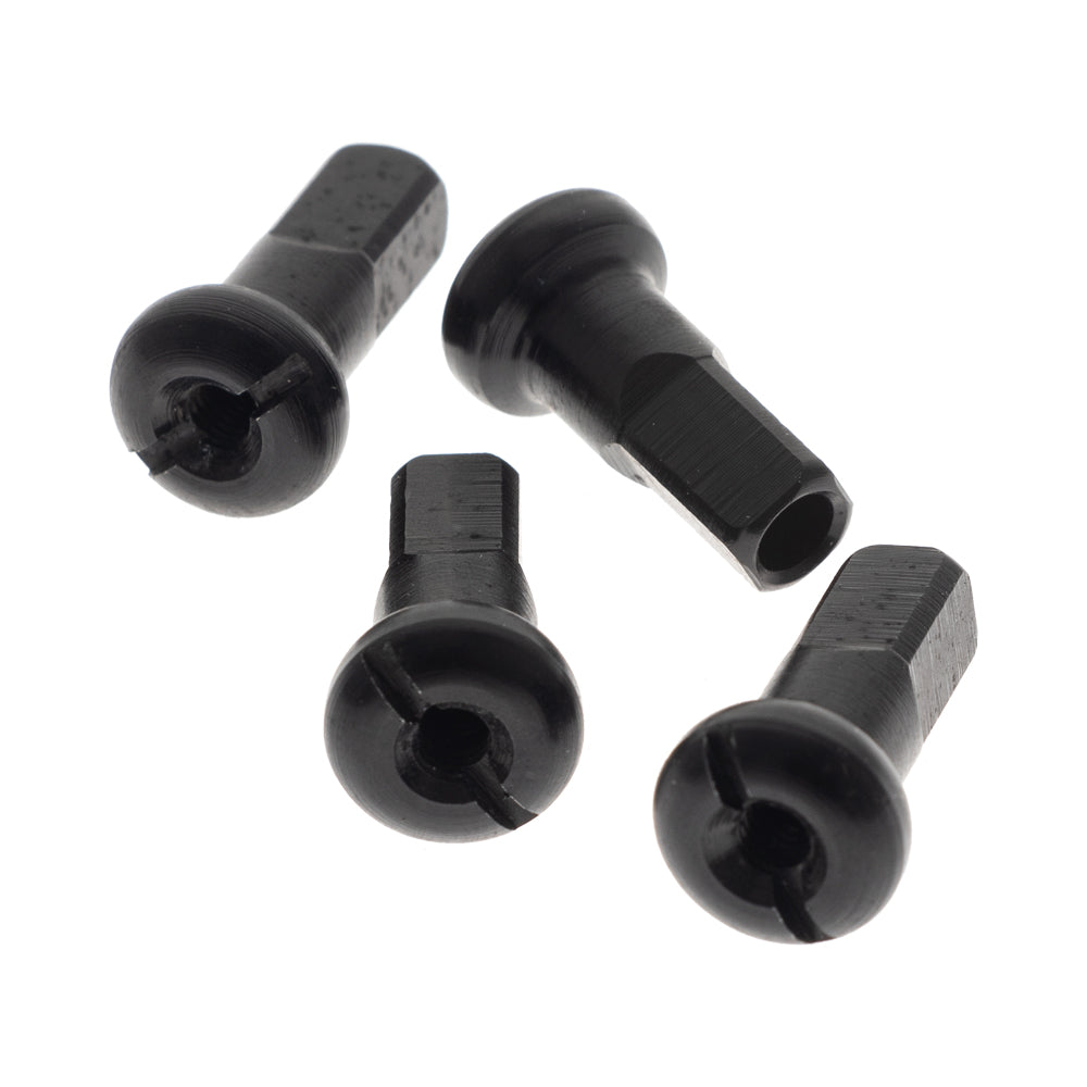 SPOKE Nipple Alloy Front Black 9G