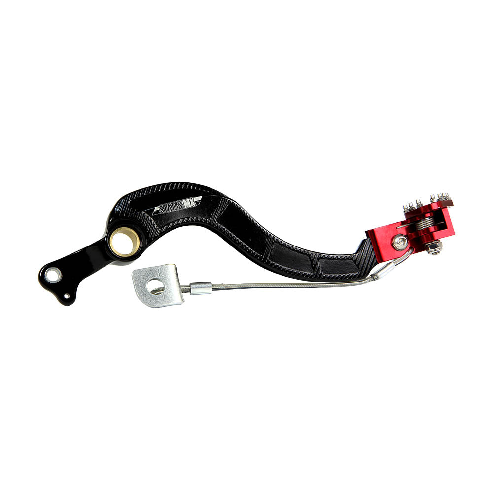 STATES MX Brake Pedal HONDA Red Flex Tip
