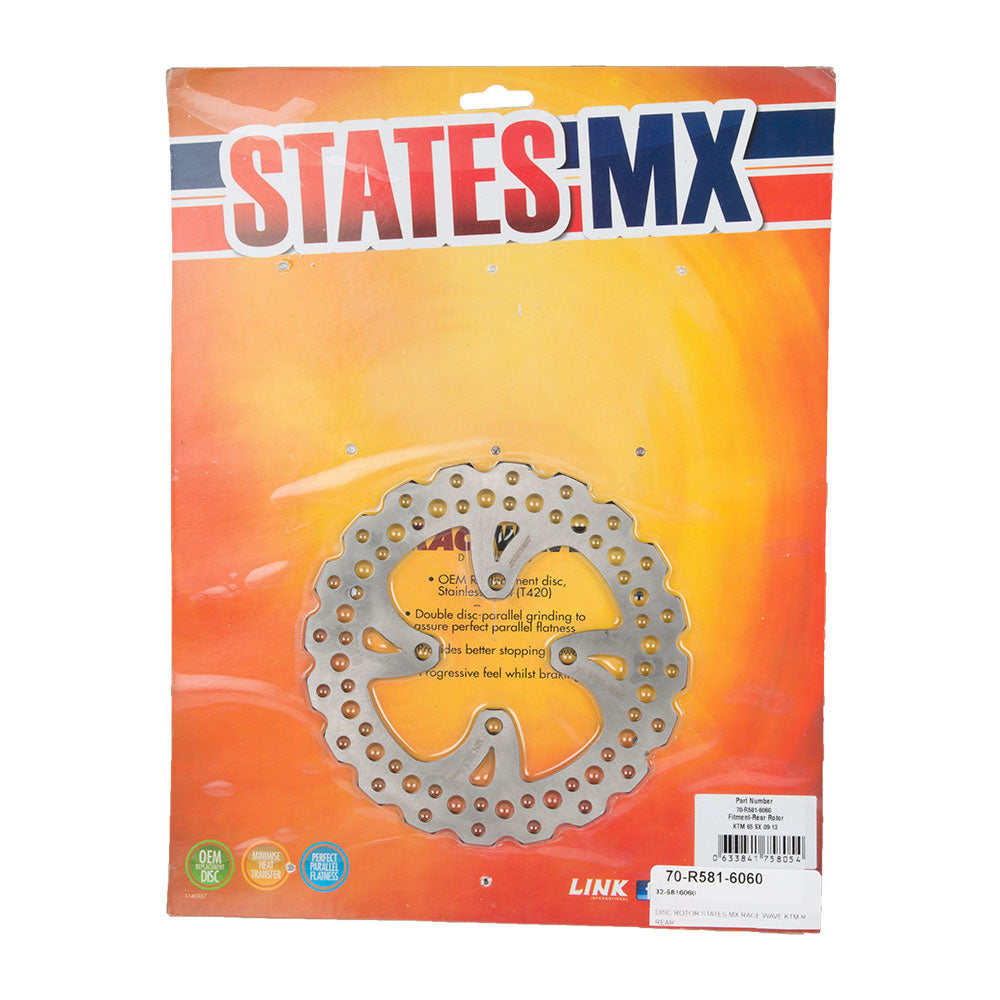STATES MX Race Wave Disc KTM Rear*