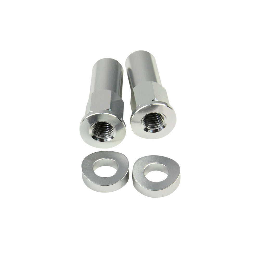 STATES MX Rim Lock Nut Kit Silver