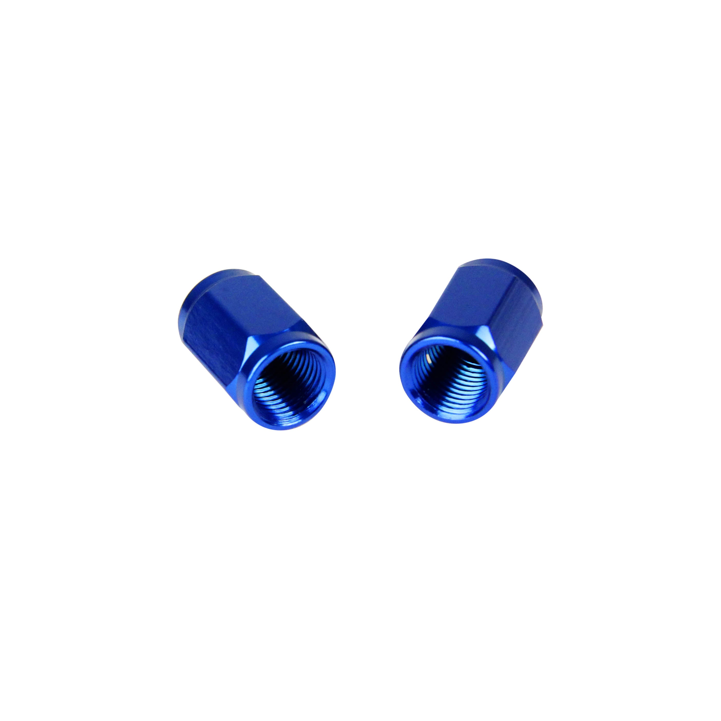 STATES MX Valve Caps Tube Blue